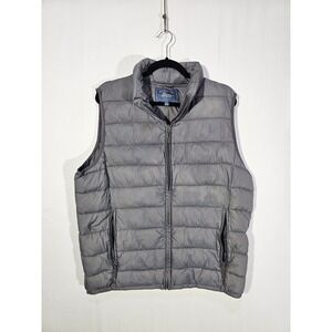 Outdoor G.H. Bass & Co. Puffer Vest Mens Large Gray